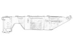 OE SUZUKI 71731-63J20 / bumper mounting front right (clamps, slider) fits: suzuki swift iii 1.2-1.6 02.05-