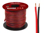 Kõlarikaabel 2x0.75mm must-punane 25m Blow