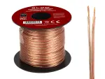 Kõlarikaabel 2x0.50mm läbipaistev 25m Blow