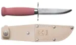 детский нож Morakniv Scout 39 Safe, двойной sõrmekaitse и из кожи vutlariga, красный