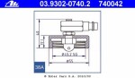ATE cap vent cap No. 38A