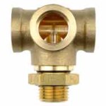 SIRIT 274951010B / tekalan connectors quadruple, m10x1 external, metal, quantity per package: 1pc