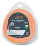 Trimmeri jõhv 2.0mm x 15M, kandiline, Truper Expert 15957