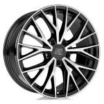 Литой диск MSW 44 Gloss черный Full Polished 7.5x20" 5x130 ET32 центральное отверстие 66.6