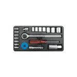 Padrunvõtmete komplekt 3/8 21 osa 4-17mm