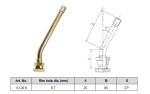 TBR klapid/ventiļi V3.20.6, 25/85mm d=9.7, 12tk./pakk.