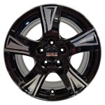 Valuvelg Fondmetal PRO1 Glossy Black Machined 6.5x16" 5x108 ET42 Keskava 65.1