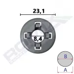 Polstritüübel sobib: TOYOTA COROLLA 05.95-06.02