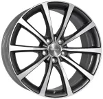 Литой диск Brock B32 Himalaya Grey Voll-Poliert (HGVP) 8.5x20" 5x114.3 ET35 центральное отверстие 64.1
