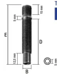 tikkpolt tp12x1,5/80 (p80) pra80