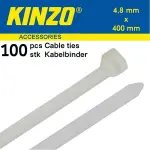 Sidumislindid 100tk 4,8#400mm valge