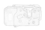 OE OPEL 93851809 / door lock middle left (vehicles with central locking, for wing doors) fits: nissan primastar, opel vivaro a, renault trafic ii 02.01-