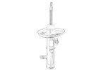 OE OPEL 84337978 / shock absorber front right fits: opel insignia b, insignia b country, insignia b grand sport 1.5 03.17-