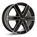 Литой диск Avus AC-V61 черный Polished 6.5x16" 6x125 ET68 центральное отверстие 74.1