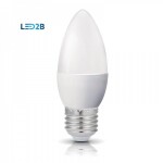 230V pirn led e27 7w 525lm soe valge 3000k 37x100mm led2b
