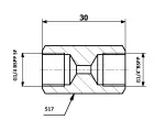 ühendus piduritoru sisemine. G1/4 BSPP SF - sisemine. G1/4 BSPP SF