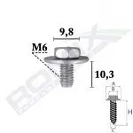 polt M6 AUDI VW SEAT SKODA pakend 10tk.