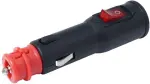 sigaretisüütaja pistik lülitiga euro/din 12/24v 15a carmotion