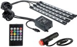 salongivalgustid rgb 9 led-ga 12v 4tk carmotion