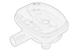OE VOLVO 8642424 / engine ventilation fits: volvo s60 i, s80 i, s80 ii, v70 ii, xc70 i, xc90 i 2.4d 01.01-03.11