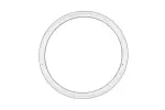 OE VOLVO 8642560 / crankcase gasket fits: volvo s40 ii, s60 i 2.4/2.4d 07.00-12.12