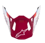 tipp подходит kiivrile s-m8 alpinestars mx contact цвет матовый/красный, размер os
