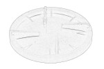 OE SEAT 8K0 941 159A / headlight cover front part fits: seat alhambra 7n 06.10-05.15