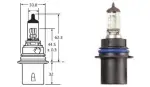12V 55/65W HB5 9007 Цоколь P29d/PX29d Америка тип Галогеновая лампа