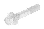 OE TOYOTA 90119-12436 / rear tie rod mounting bolt fits: toyota camry, c-hr, corolla, prius, prius phv, prius plus, rav 4 v, yaris 1.0-3.5 11.14-