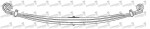 SCHOMACKER 90172000-S / leaf spring front right/left (3/29,90,910/910) fits: scania euro6
