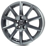 Литой диск Rial Milano titanium 6.5x16" 5x100 ET38 центральное отверстие 63.3