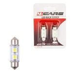12v sv8.5-8 led pirn 36mm valge blister 2tk 4cars