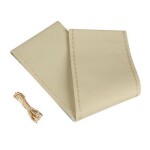 Premium nahkkattega rooliratas - 37/39 cm - beeÏ