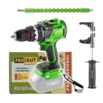 Akutrell-kruvikeeraja Procraft PA18ProBL, 20V (harjadeta, ilma aku ja laadijata)
