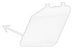 OE OPEL 93197276 / towing eye cover front (plastic, black) fits: opel movano b 05.10-05.19
