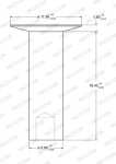 Brake lining rivet (4,8mmx16mm, opak. 100szt.) steel, hollowed out