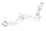 OE OPEL 93867721 / intake air pipe fits: opel vivaro b, renault trafic iii 1.6d 05.14-
