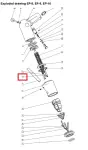 vajutus rod 8 mm dia. For EP-8 studing gun. OKU tools vajutus rod 8 mm dia. kõvametalliga facing.