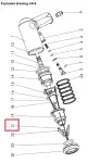 Spreader fingers, sepistatud, 59 mm long Spreader fingers, sepistatud, 59 mm long