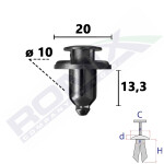 tüübel SUBARU FORESTER 02-07