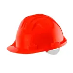 сертифицированный защитный шлем, красный