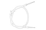 OE PEUGEOT 9821098580 / handbrake cable right/left suitable for: citroen jumpy iii, spacetourer, opel vivaro c, zafira life, peugeot expert, traveler, toyota proace, proace verso 1.5d-electric 02.16-