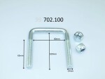 LS GERMANY 99.702.100 / lehtvedru axle 100mm m14 sobib: citroen c25, jumper i, jumper ii, fiat ducato, peugeot boxer, j5 1.8-3.0d 09.81-