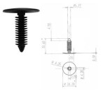 57dob polstri tüübel 6-8,5mm 1tk