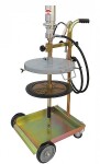 määrdepritsi komplekt käruga, 25-30kg, surveplaat 310mm kaas 310mm pneu.1780.ja