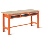 malow swt17/2 töölaud standardplaadiga, sahtlitega 1765mm