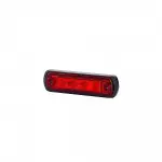 ld677 küljetuli led punane 12/24v 110x31x15mm