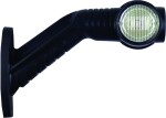 боковая фара рожок led superpoint 3 кривая 45° 182mm правый 12/24v aspöck