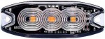 strobo vilkur kollane 3-led 12/24v. madal 82x30x9mm