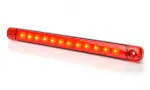 küljetuli led pikk punane 9-led 12/24v (238mm) 72lm